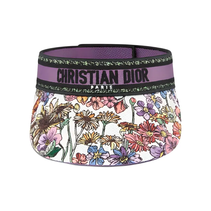 DIOR Cotton Sun Protection Hats Women's Purple-1