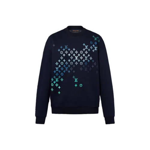 LOUIS VUITTON 1AFVIV Embroidered Cotton Sweatshirt