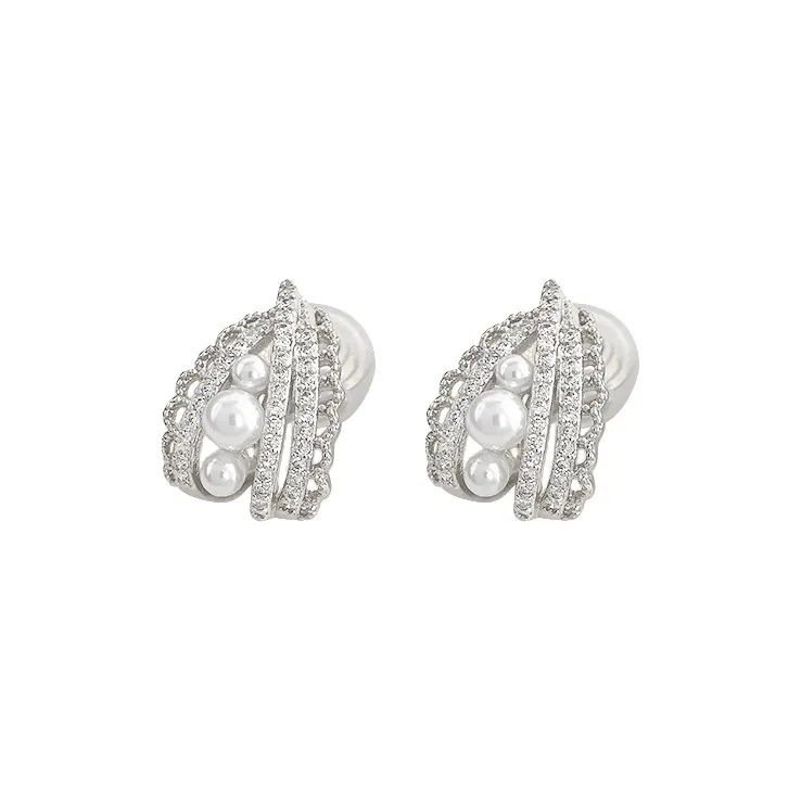 NATURALLYJOJO Zircon Clip On Earrings Women's-6