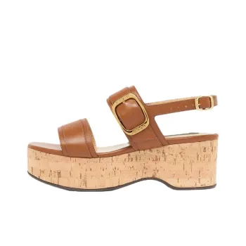 Carel Francine One Strap Sandals 6cm Women's Cognac