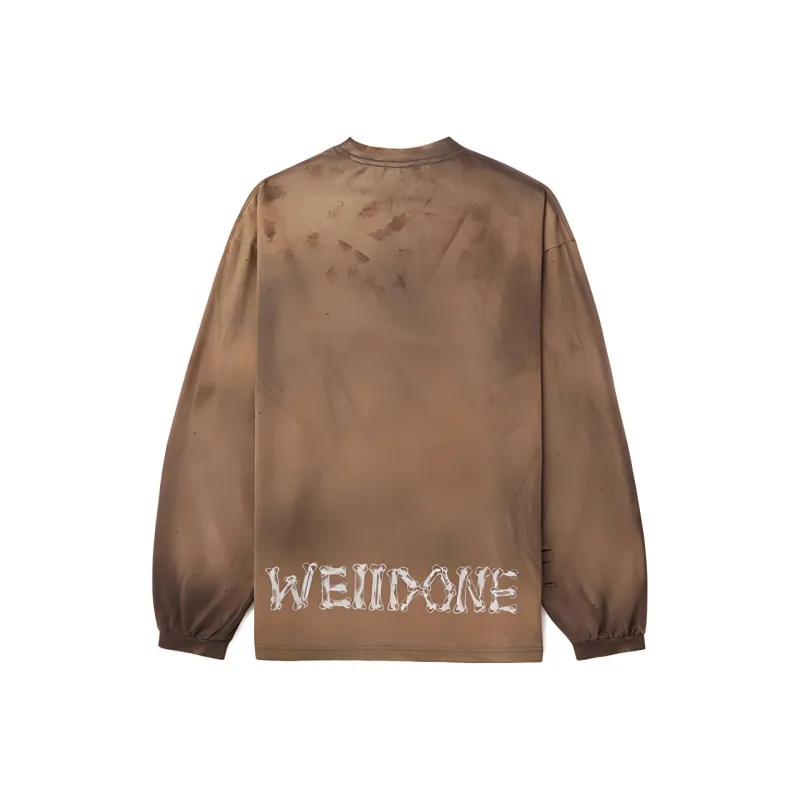 WE11DONE Sweatshirt Men's Brown-1