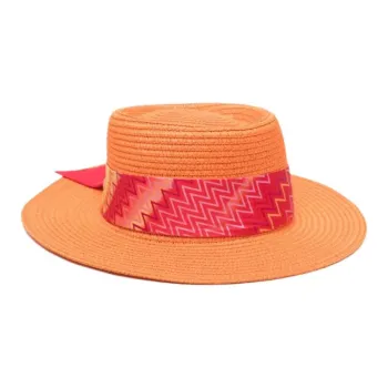 MISSONI Zigzag band Fedora