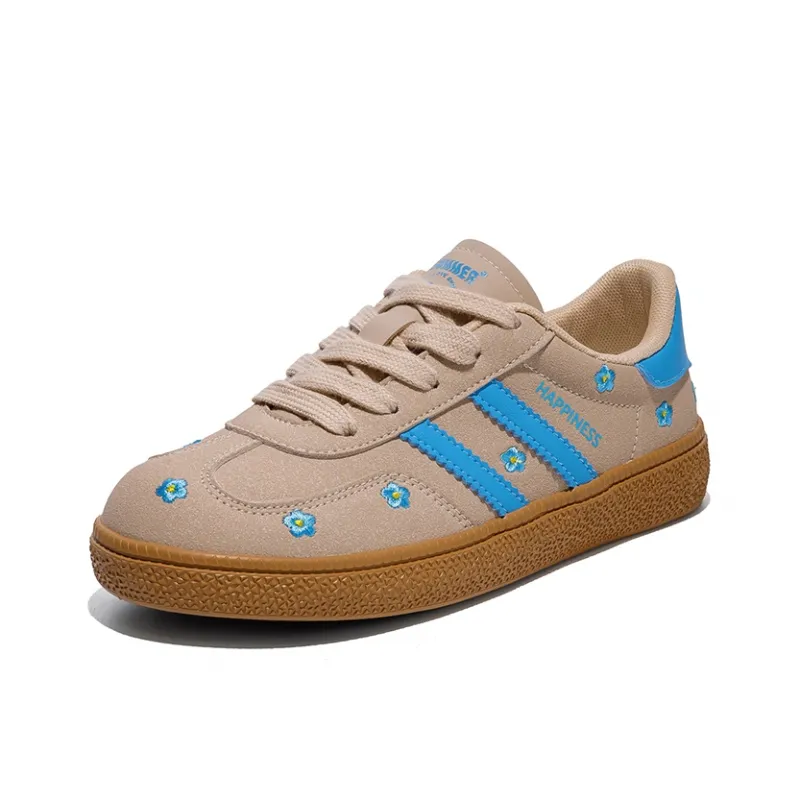 ΛOLUNKΛ Slip Resistant, Lightweight, And Breathable Low Top Skateboard Shoes Women's-2