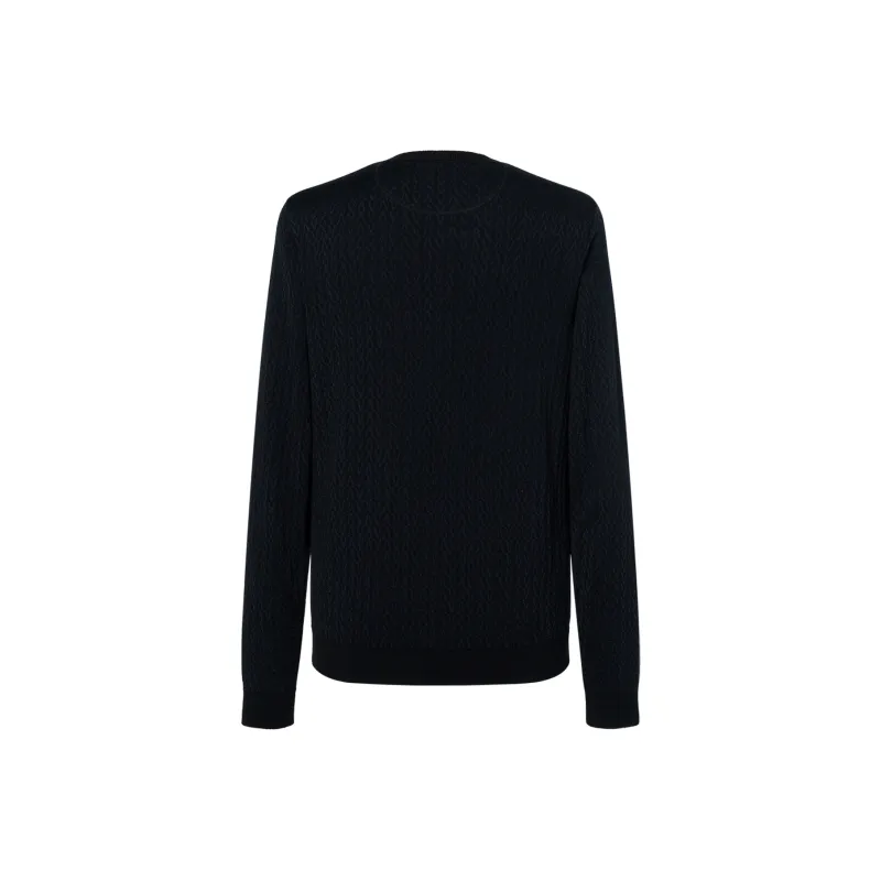 Valentino Sweaters Men Blue Black-1
