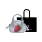 Silver+Shopping Bag