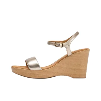 Unisa One Strap Sandals 8.5cm Women's Gold