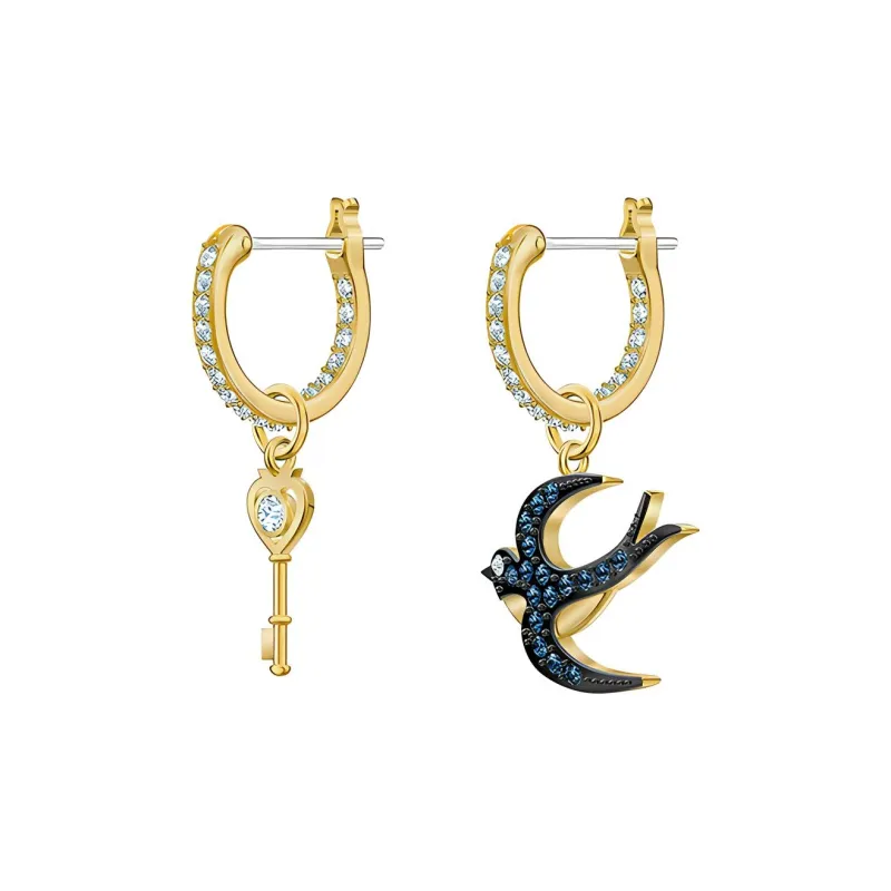 Swarovski Tarot Magic Stud Earrings Women's Blue-1