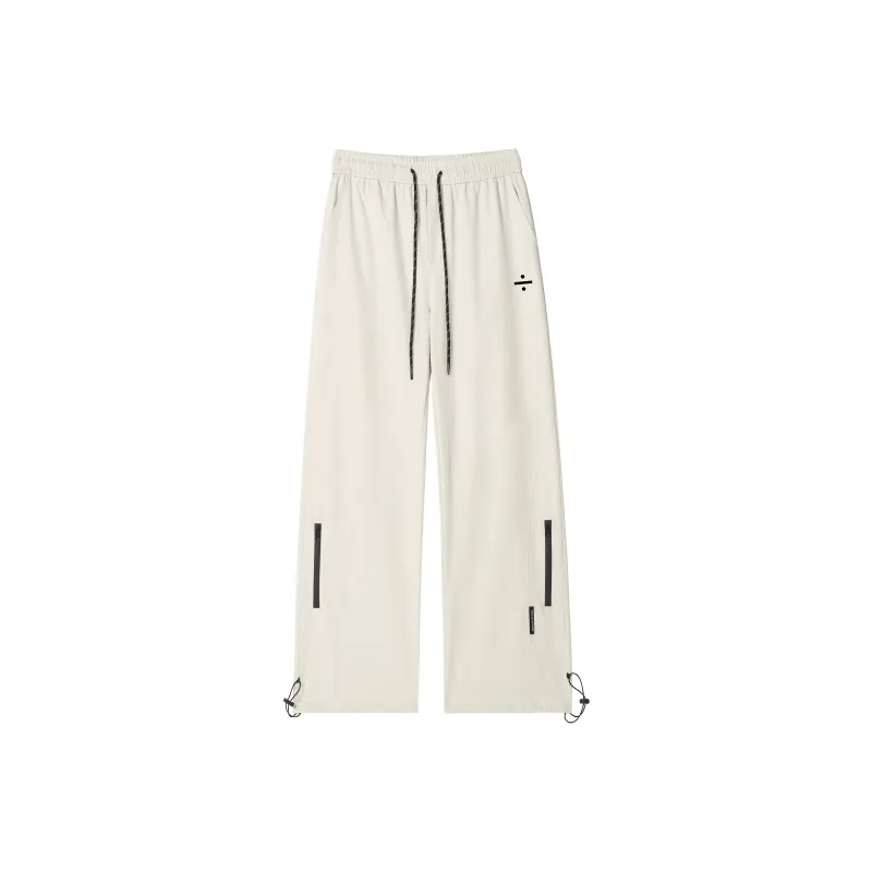 BLANC & ECLARE Slimming Cleanfit Mountain Pants With Stripes And Drawstring, Loose Fit Sports Casual Pants Unisex-12