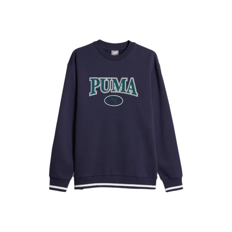 PUMA SQUAD Men's Crew Neck Sweatshirt Sweatshirt Men's Marine Blue-0