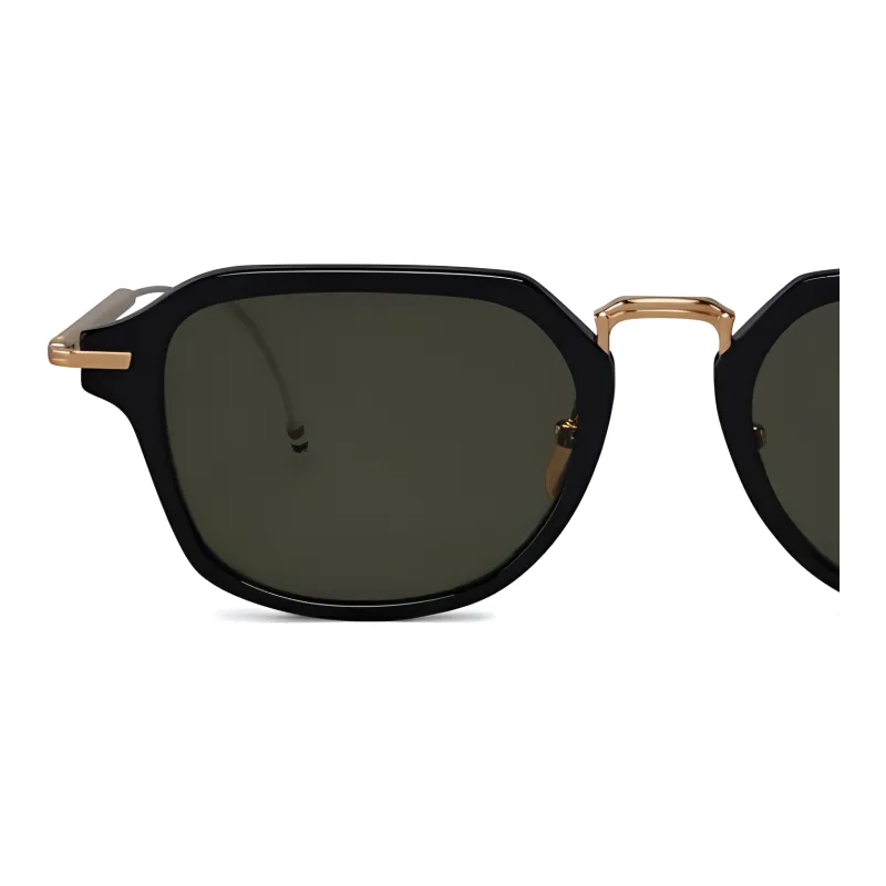 THOM BROWNE Geometric frame Tinted Sunglasses-2