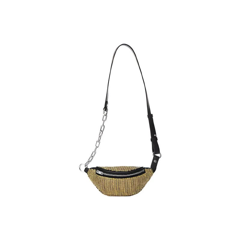 Alexander Wang Attica Cow Leather Fanny Pack Sling Bag Crossbody Bag Shoulder Bag Women's Yellow-1