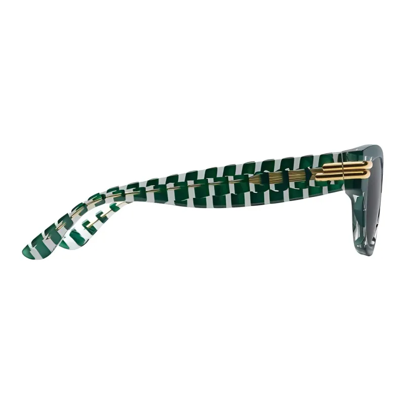 Bottega Veneta Acetate Square Sunglasses Women's Green-1