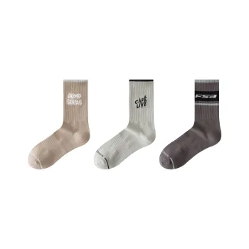 Cotton Gene Mid Calf Socks Men's Combo