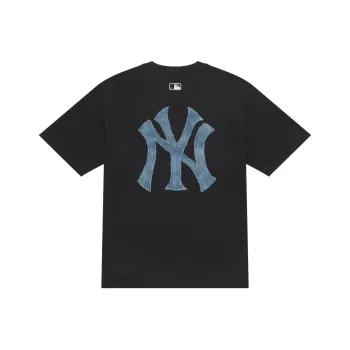 MLB MONOGRAM Collection New York Yankees SS25 T Shirt Men's Black