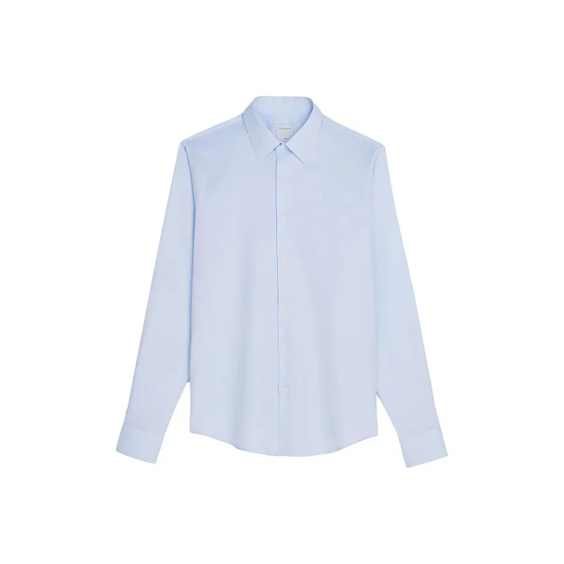 Sandro Shirts Men Sky Blue-0