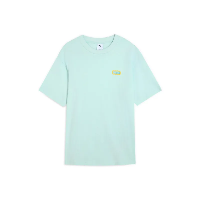 PUMA Graphic PT LOGO T Shirt Men's Blue 96-0