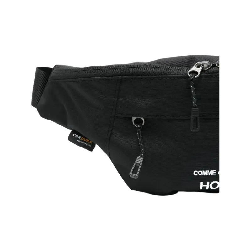 COMME Des GARCONS HOMME PLUS Polyester Fanny Pack Men's Black-3