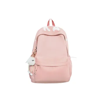 LUVISTRUE Nylon Backpack Unisex Pink/Violet/Light Yellow/Light Green/Black/Coffee