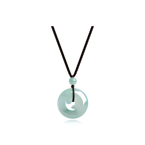 TRUE ME Bean Type Jadeite Necklaces Unisex
