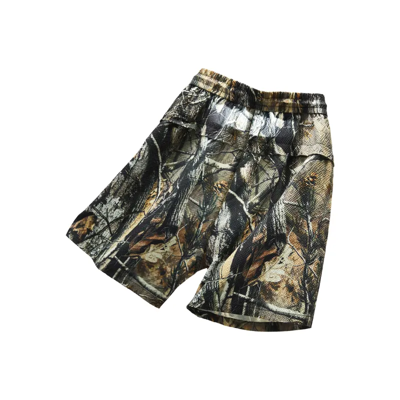 GNOMESHGH Casual Shorts Unisex Jungle Adventure Gray-7