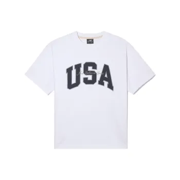 New Balance UNI USA T Shirt Unisex 10 White