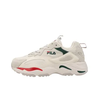 FILA Tracer Low Top Chunky Sneakers Unisex Gray Green Red