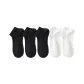 [5 Pack/10A Antibacterial, Slip-Resistant]3 Pack Black+2 Pack White