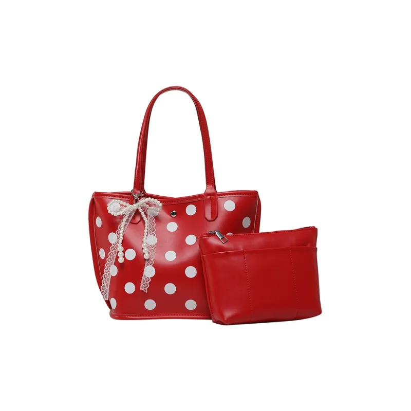 Single Warehouse PU Handbag, Shoulder Bag Regular Women's White/Black/Red-6