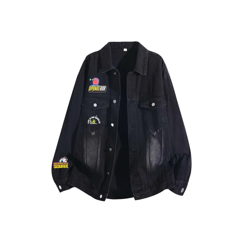 SPONGEBOB SQUAREPANTS Denim Jacket Unisex-6