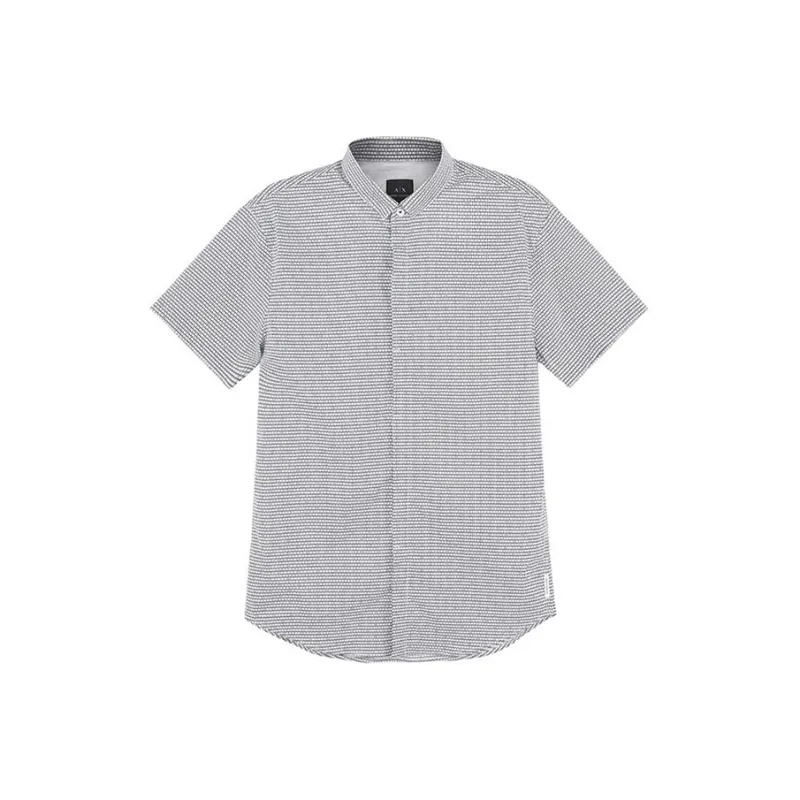 ARMANI EXCHANGE SS23 Shirt Men's Gray-0