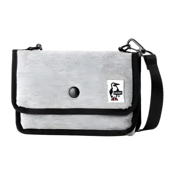 CHUMS Denim Pochette Crossbody Bag Shoulder Bag Regular Unisex Gray, Marine Blue/Green