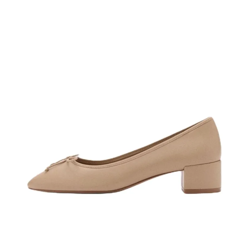 MANGO Selection Collection Chunky Heel High Heels 3.9cm Women's-3