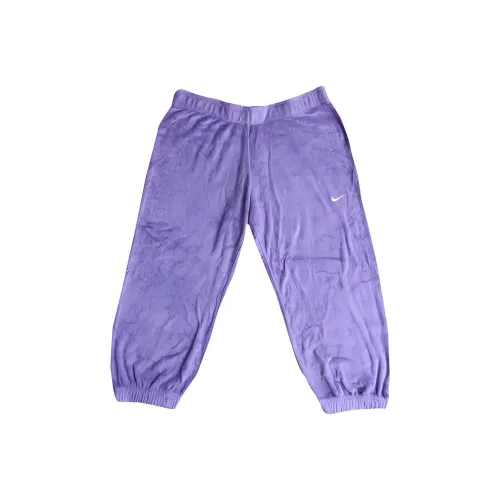 Nike Knitted Sports Pants Women's Light Purple