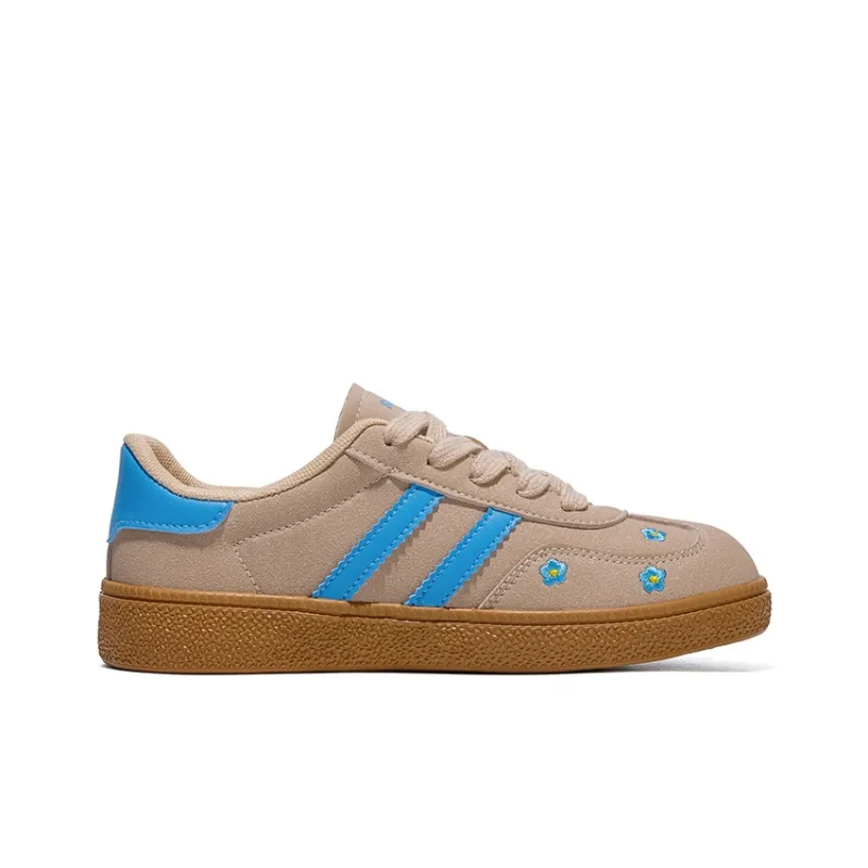 ΛOLUNKΛ Slip Resistant, Lightweight, And Breathable Low Top Skateboard Shoes Women's-1