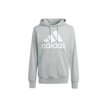 Adidas ESSENTIALS LOGO HOODIE Sweatshirt Men's Gray