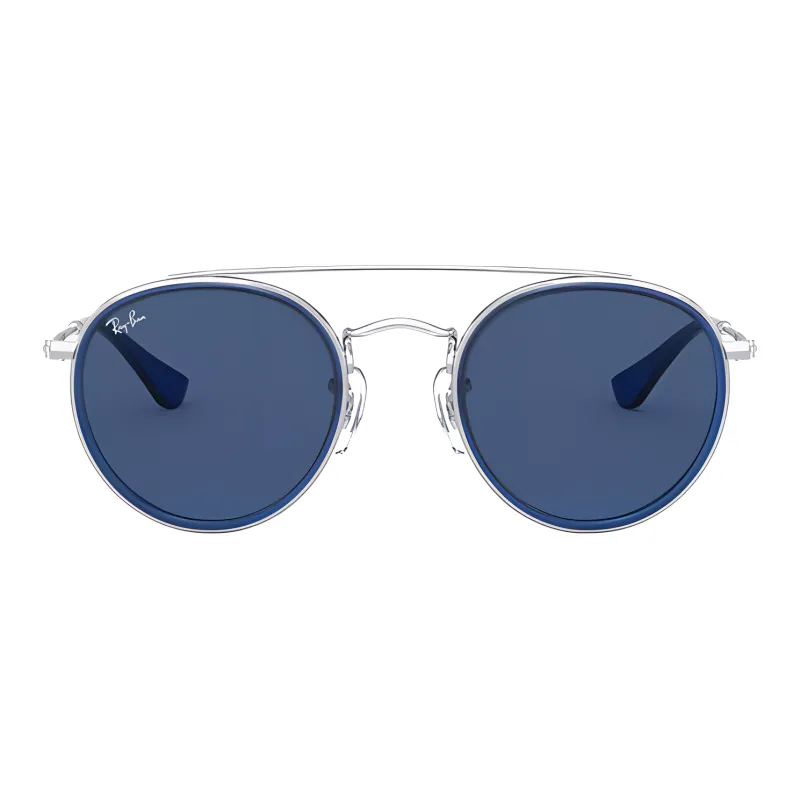RayBan Metal Aviator Sunglasses Unisex Silver-1