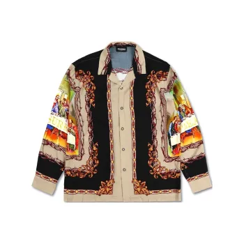 PLEASURES Supper Button Down Shirt