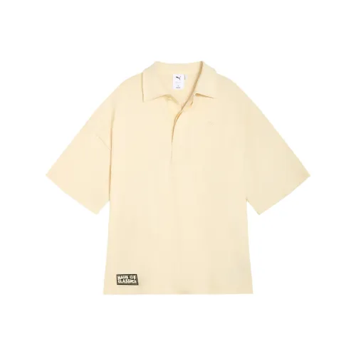 PUMA SelectCLASSICS Polo Shirt Unisex Almond Candy 87