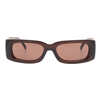 Misbhv - Irregular Shape Sunglasses Unisex Brown