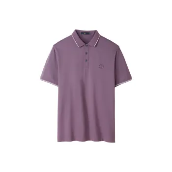 HLA Polo Shirts Men Dark Purple A5