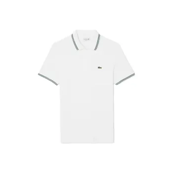 LACOSTE Polo Shirts Men White