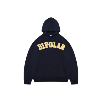 BIPOLAR Hoodie Unisex White Gray Coffee Navy Blue