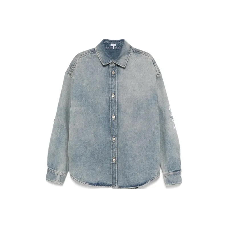 LOEWE Anagram Denim Overshirt-0