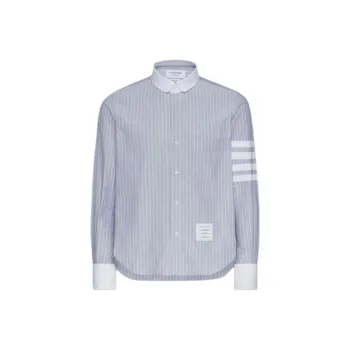 THOM BROWNE Oxford 4 Bar Shadow Pinstripe Shirt