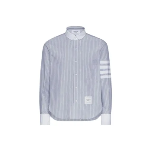 THOM BROWNE Oxford 4 Bar Shadow Pinstripe Shirt