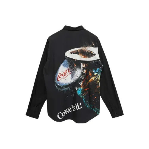 Coca Cola X Graniph Co branded Series Shirts Unisex Black
