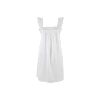 MY BODY Nightgown Women's Champagne White