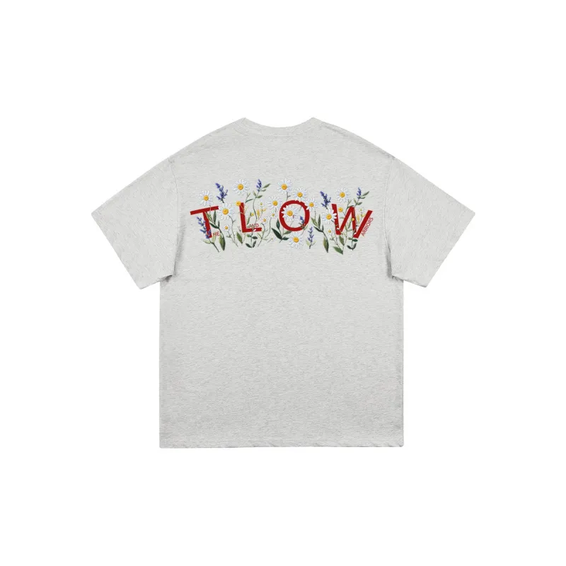 DOKI T Shirt Unisex Heather Gray Red-1
