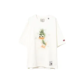 Maison Mihara Yasuhiro Leon print Distressed T shirt