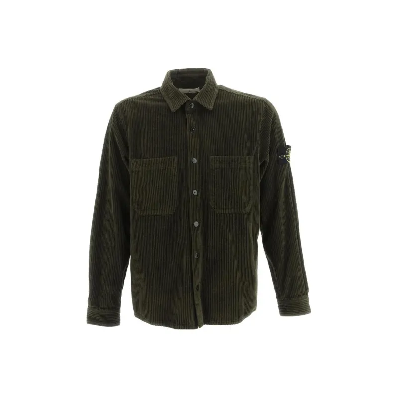 STONE ISLAND Shirts Men Green-0